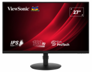 ViewSonic VA2708-HDJ / 27"/ IPS/ 16:9/ 1920x1080/ 5 ms/ 100Hz/ 250cd/m2/ HDMI / VGA / výšk. nast.