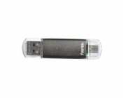 Hama flashPen "Laeta Twin" 16 GB 10 MB/s, šedá