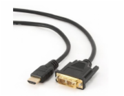 Kabel HDMI-DVI 3M (pozlacené konce)