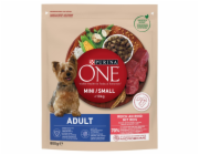 PURINA One Mini Adult Beef Rice - Suché krmivo pro psy - 800 g