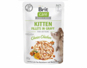 BRIT Care Cat Kitten Choice Pouch - vlhké krmivo pro kočky - 85 g