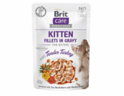 BRIT Care Cat Kitten Tender Turkey Pouch - vlhké krmivo pro kočky - 85 g