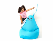 Sako taška pouf Rabbit blue XXL 140 x 100 cm