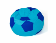 Sako bag pouffe ball blue- chrpa XL 120 cm