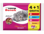 SUPER BENEK Adult - wet cat food - 5 x 100g