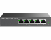 Grandstream GWN 7700P 5xGbE, 4xPOE, neřízený přepínač