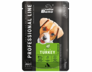 SUPER BENO Junior Turkey - mokré krmivo pro psy - 100 g