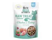 BRIT Care Raw Treat Urinary kuře s krůtím masem - kočičí pamlsky - 40g