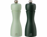 Peugeot Tahiti pepper/salt mill set 2 pieces 15 cm green