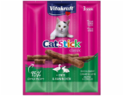 VITAKRAFT CatStick Classic Duck and rabbit - pamlsek pro kočky - 18g