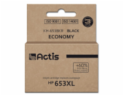 Actis KH-653BKR Inkoust pro tiskárny HP, náhradní inkoust HP 653XL 3YM75AE; Premium; 20 ml; 575 stran; černý