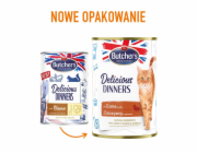 BUTCHER S Delicious Dinners Kousky se zvěřinou v želé - mokré krmivo pro kočky - 400 g