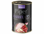 DOLINA NOTECI Piper Animals Rabbit and apple - mokré krmivo pro psy - 800g