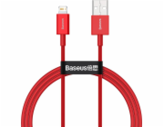 Kabel USB na iP 2,4A 1m (červený)