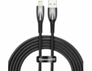 Kabel USB pro Lightning Baseus řady Glimmer, 2,4 A, 1 m (černý)