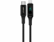 Kabel USB-C na Lightning Acefast C6-01, 30W, MFi, 1,2 m (černý)