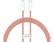 Kabel USB-C pro Lightning Baseus řady Dynamic, 20 W, 1 m (oranžový)