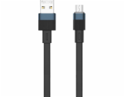 Kabel USB-micro USB Remax Flushing, RC-C001, 1 m (černý)