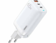 Nástěnná nabíječka Remax, RP-U55, 2x USB-C, USB, EU 65W (černá)