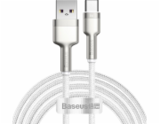 Kabel USB pro USB-C Baseus Cafule, 66 W, 2 m (bílý)