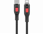 Kabel USB-C do Lightning Remax Lesu Pro, 1 m (černý)