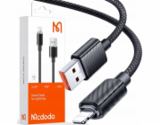 Kabel USB-A na Lightning Mcdodo CA-3640, 1,2 m (černý)