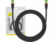 Opletený síťový kabel cat.8 Baseus Ethernet RJ45, 40Gbps, 1,5 m (černý)