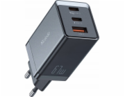 Mcdodo CH-1541 GaN síťová nabíječka, 2x USB-C, 1x USB, 67W (černá)