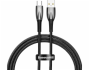 Kabel USB pro USB-C Baseus řady Glimmer, 100 W, 1 m (černý)