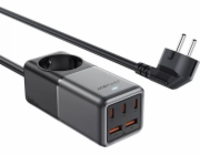 Stolní napájecí lišta Acefast Z2, GaN, 3xUSB-C, 2xUSB-A, 75 W (černá)