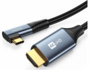 Kabel USB typu C / HDMI / 4K / 2 m Joyroom SY-20C1 (šedý)