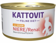 KATTOVIT Feline Diet Niere/Renal Chicken - mokré krmivo pro kočky - 185g