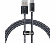 Kabel USB na USB-C Baseus řady Dynamic, 100 W, 1 m (šedý)