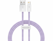 Baseus Dynamic kabel USB-Lightning, 2,4 A, 1 m (fialový)