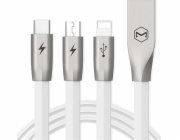 Adaptér USB-C na AUX mini jack 3,5 mm + USB-C, Mcdodo CA-1880 (černý)