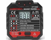 Tester zásuvek s digitálním displejem Habotest HT106D