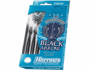 Harrows Steeltip Black Arrows šipky černé 20g (H0072-20)