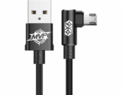 Baseus USB-A - microUSB USB kabel 2 m černý (30554-uniw)