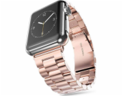 Tech-Protect  NEREZOVÉ APPLE HODINKY 1/2/3/4/5 (42/44MM) RŮŽOVÉ ZLATO