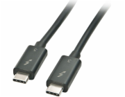 Lindy USB kabel USB-C – USB-C 0,5 m černý (41555)