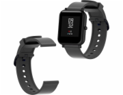 Strado Silikonový pásek pro Amazfit BIP/GTS 42mm (Black) univerzální