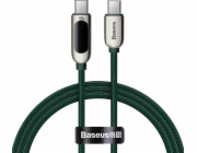 Baseus USB-C - USB-C USB kabel 1 m Zelený (BSU2774GRN)