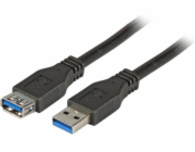 EFB USB kabel USB-A – USB-A 3 m černý (K5237.3)