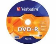 Verbatim DVD-R 4,7 GB 16x 10 kusů (43729)