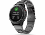 Nerezový náramek Tech-Protect GARMIN FENIX 5 / 6 / 6 PRO / 7 ČERNÝ