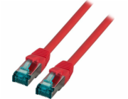 EFB  RJ45 Patchkabel S/FTP, Cat.6A, LSZH, 3m, rot