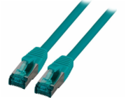 EFB  RJ45 Patchkabel S/FTP, Cat.6A, LSZH, 5m, zelená