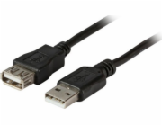 EFB USB kabel USB-A – USB-A 1,8 m černý (K5248.1,8V2)