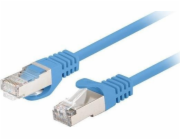 Lanberg PATCHCORD CAT.6 FTP 0,5M BLUE FLUKE PASSED LANBERG 10-BACK