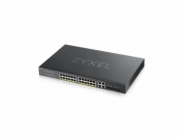 Zyxel GS1920-24HPV2 Řízený Gigabit Ethernet (10/100/1000) Podpora napájení po Ethernetu (PoE) Černá